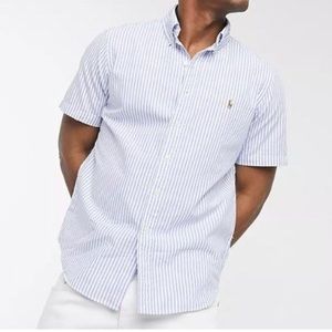 RL Striped Button Up